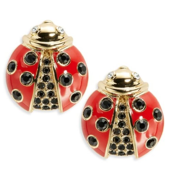 Kate Spade New York Little Ladybug Stud Earrings - Picture 1 of 3